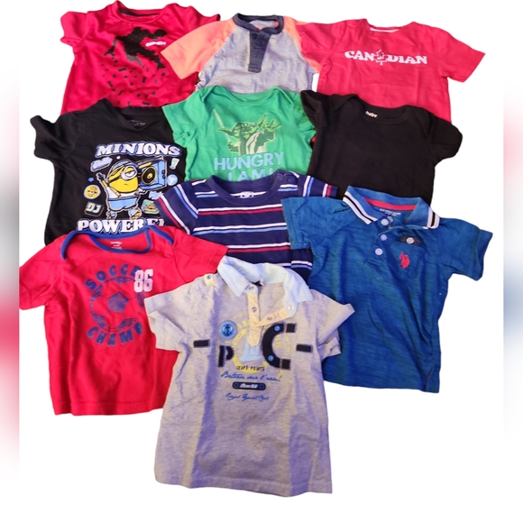 Boys top short sleeves size 12-2T - Picture 2 of 3